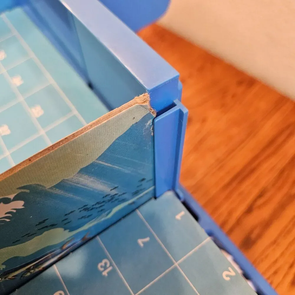 Vintage 1973 Milton Bradley Sub Search 3 Level Board Game 3D battleship HTF